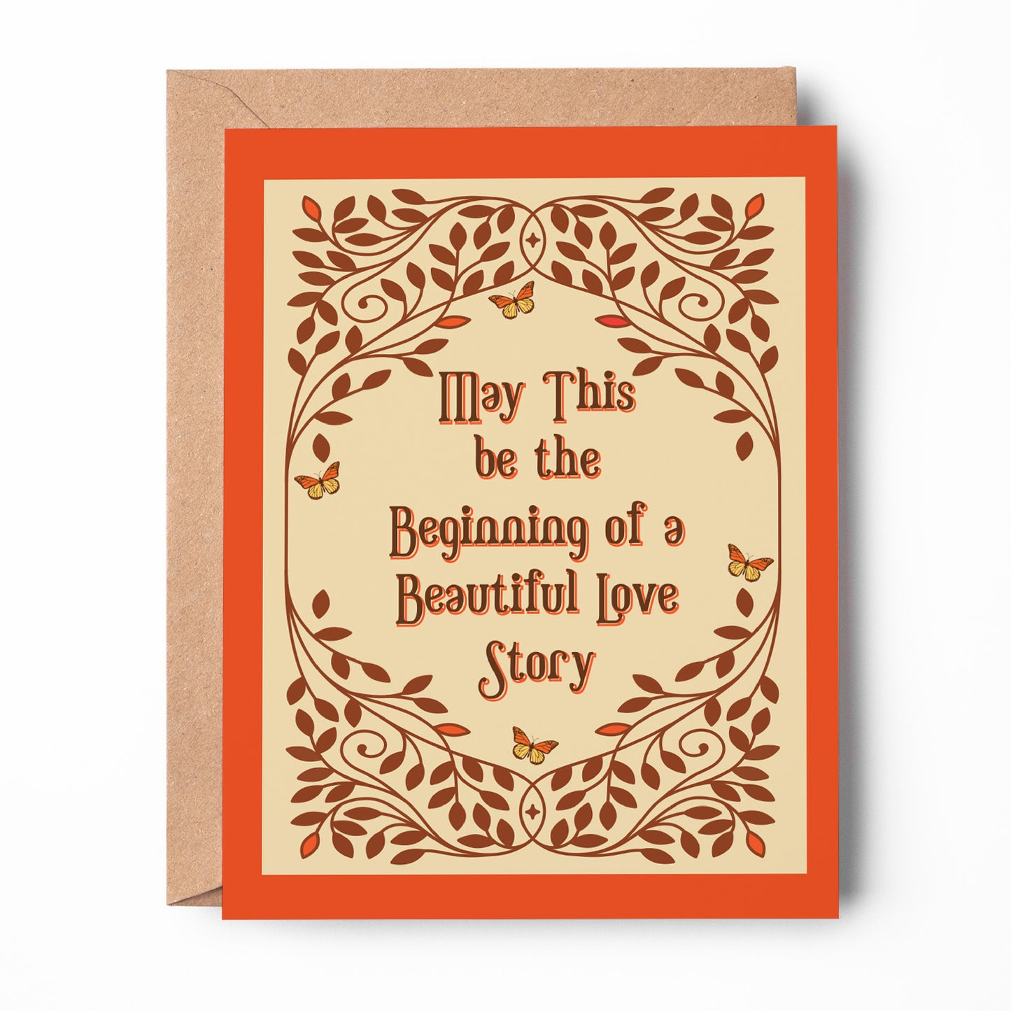 May This be the Beginning of A Beautiful Love Story Card