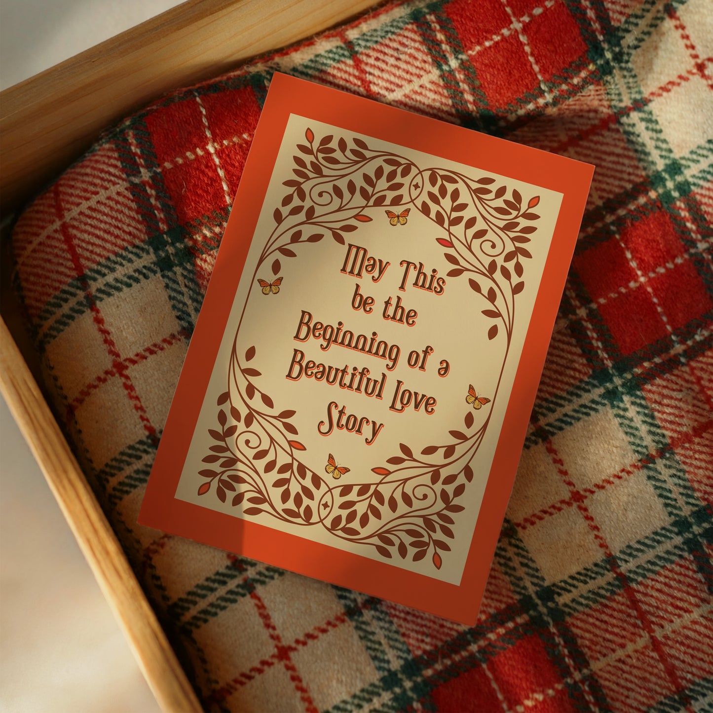 May This be the Beginning of A Beautiful Love Story Card