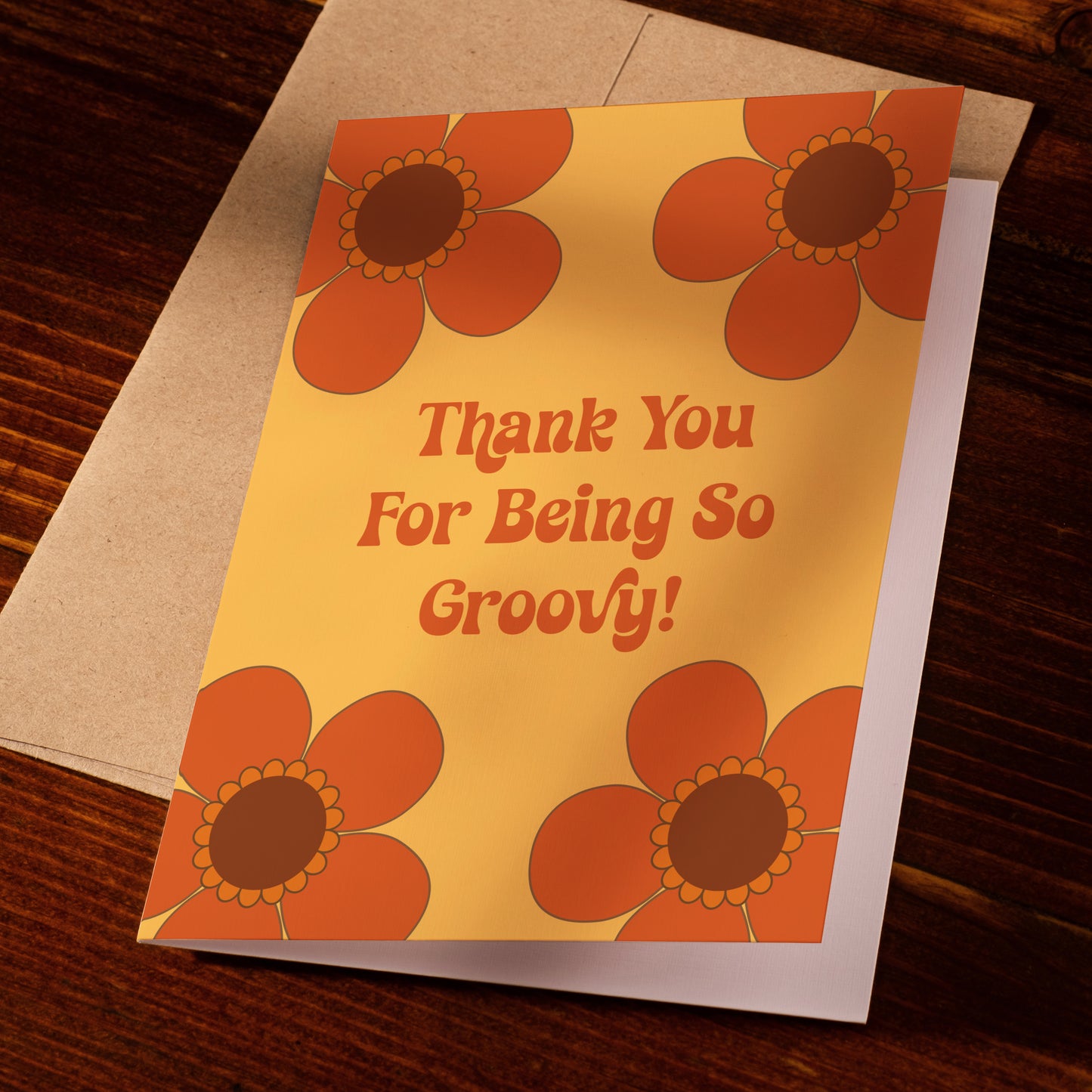 Thank You For Being So Groovy! Card