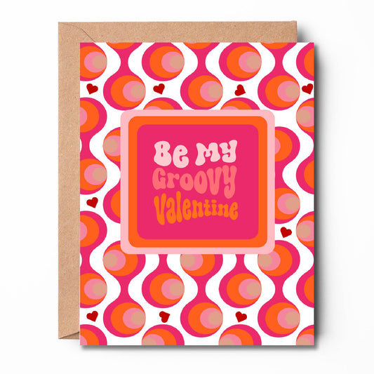 Be My Groovy Valentine Card