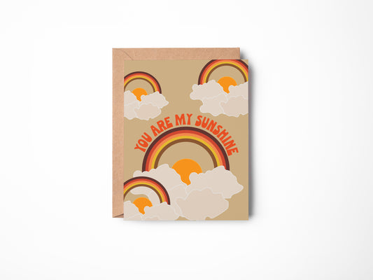You Are My Sunshine Card