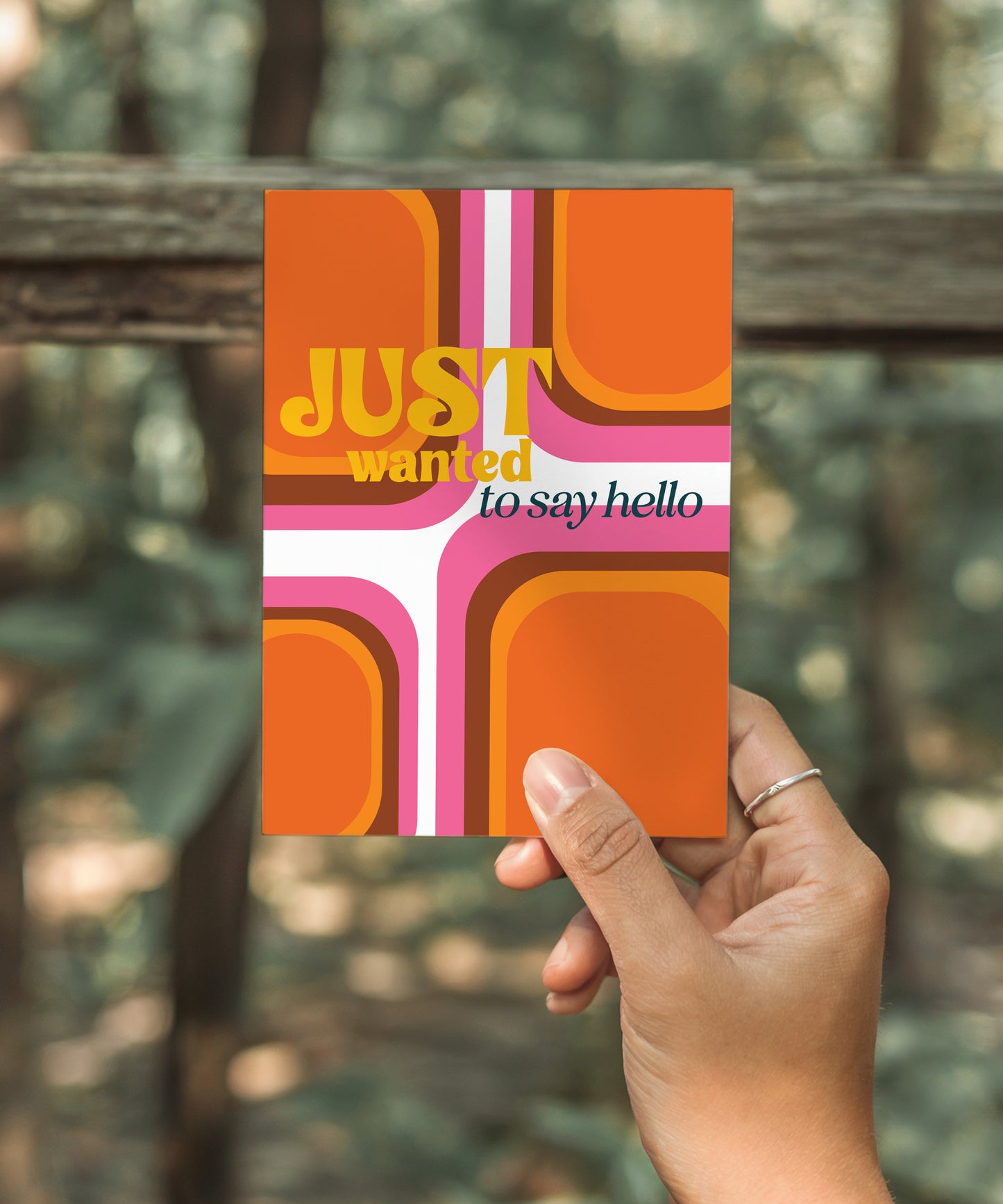 Just Wanted To Say Hello Card