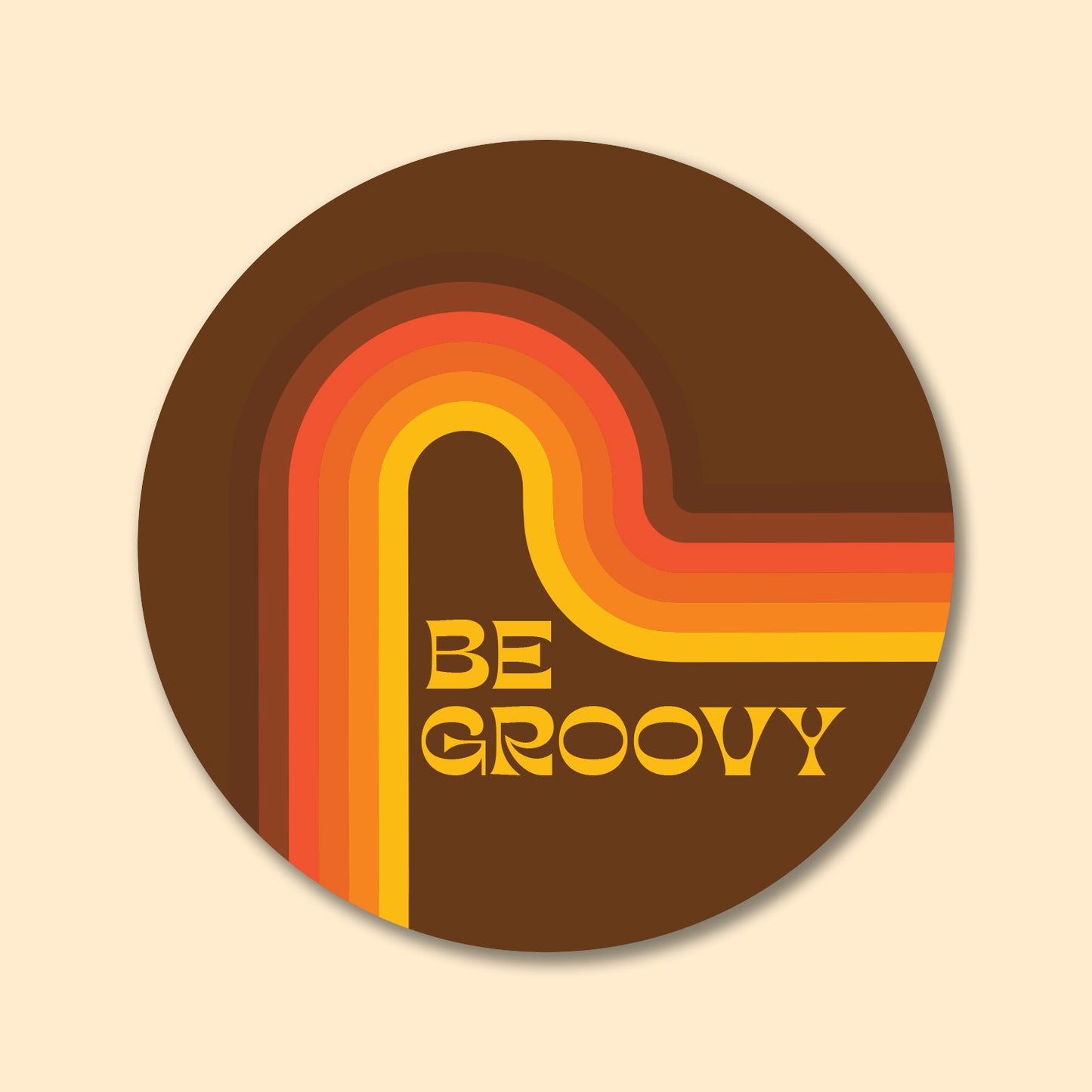 Be Groovy Sticker