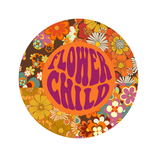 Flower Child Bumper Sticker