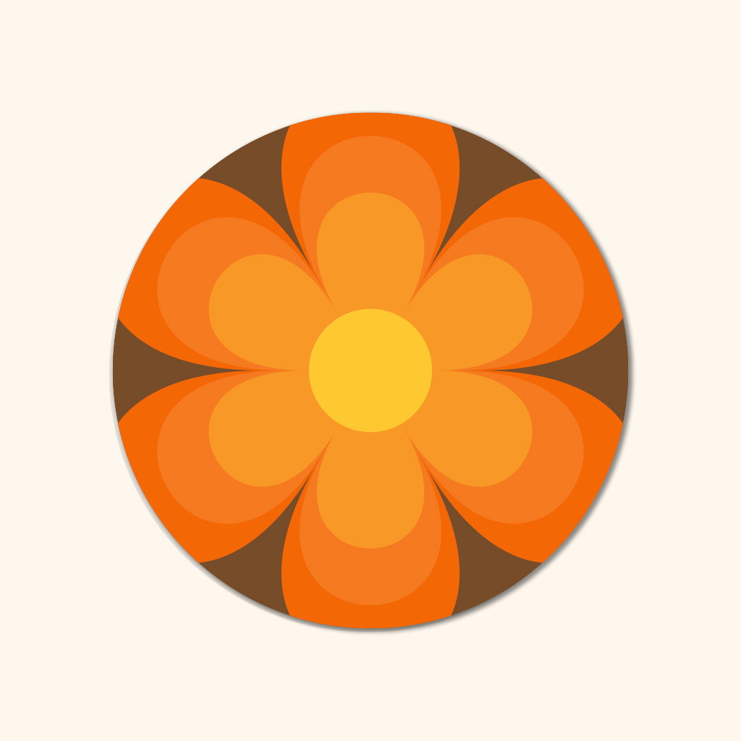 Flower sticker