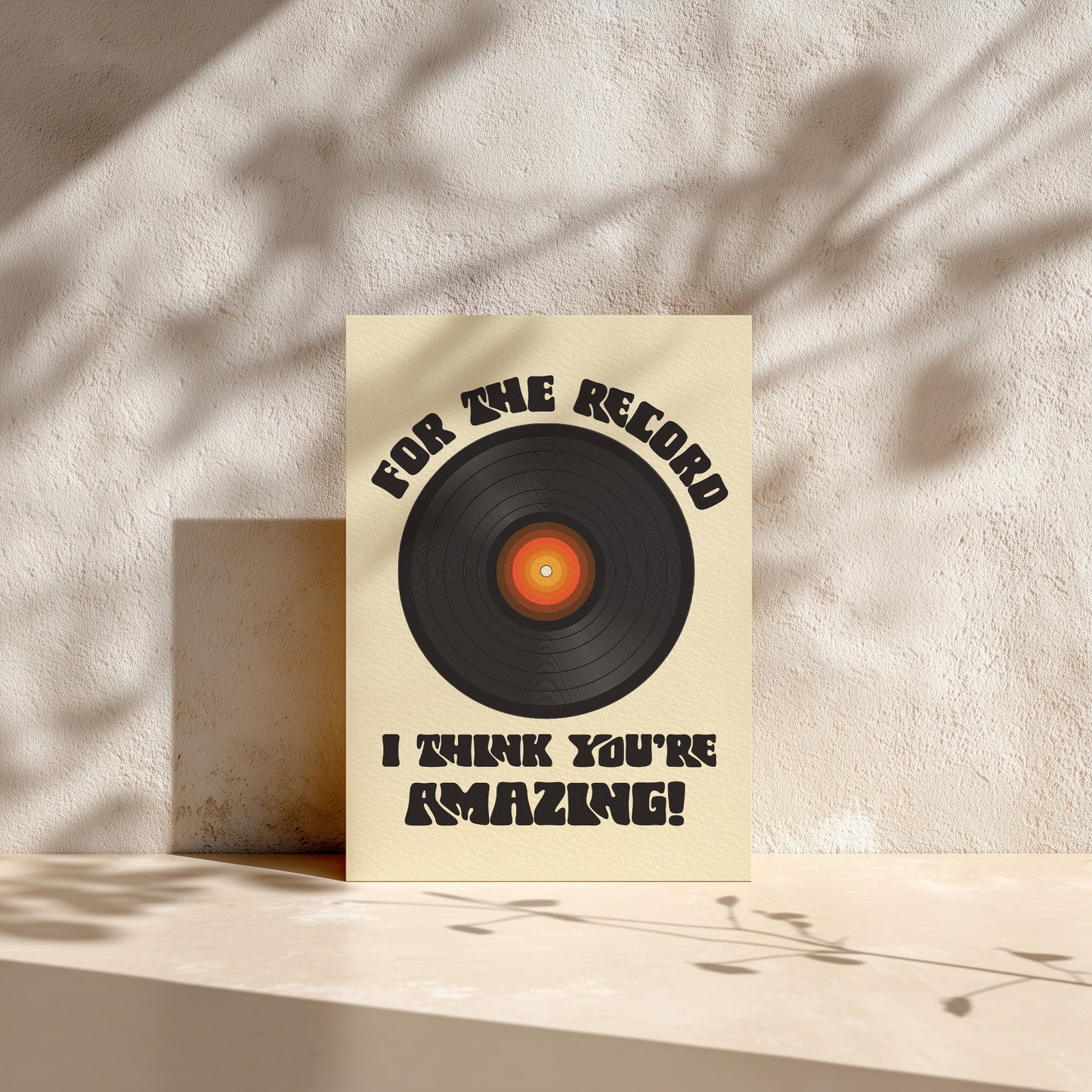 For The Record Card