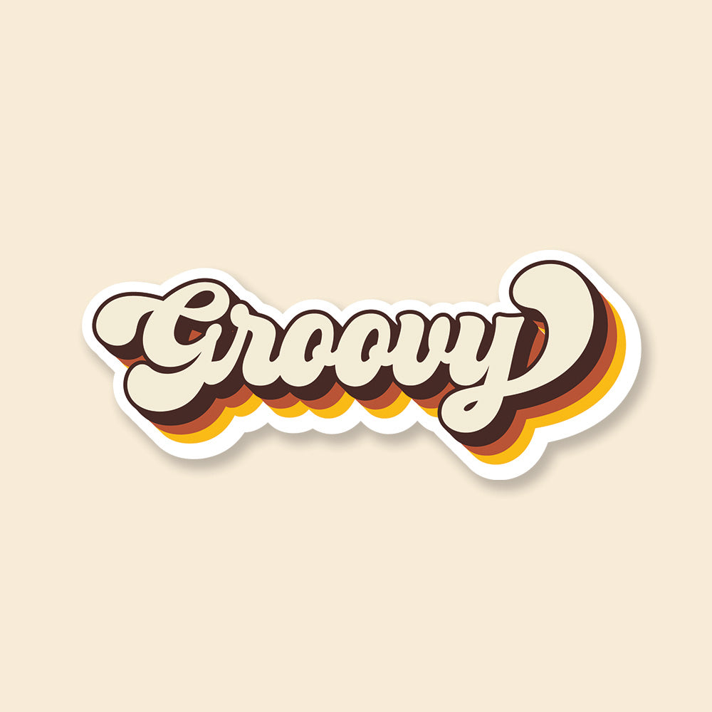Groovy Sticker