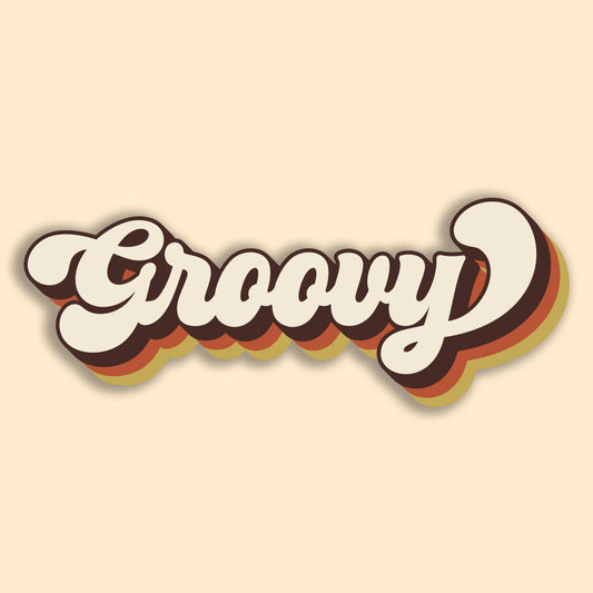 Groovy Sticker