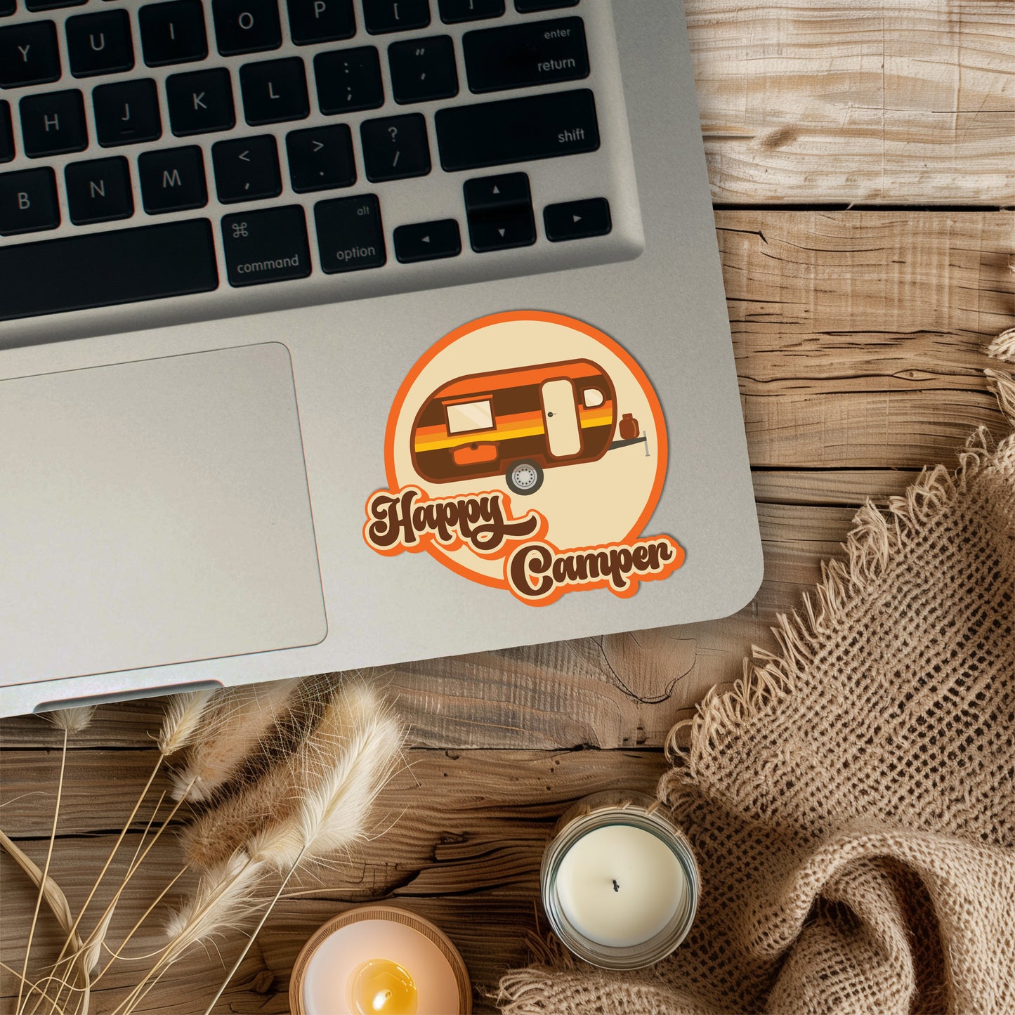 Happy Camper Sticker