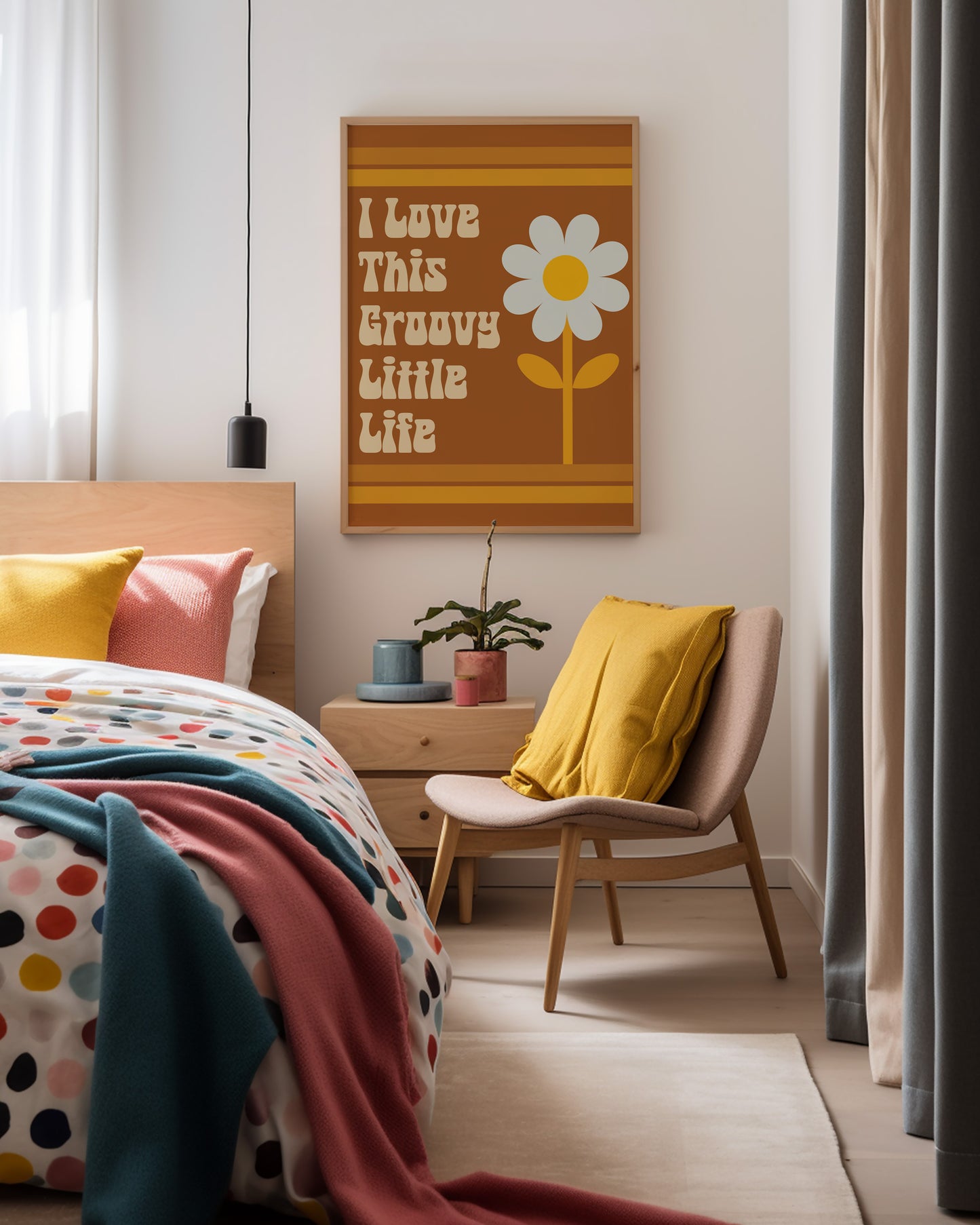 I Love This Groovy Little Life Print