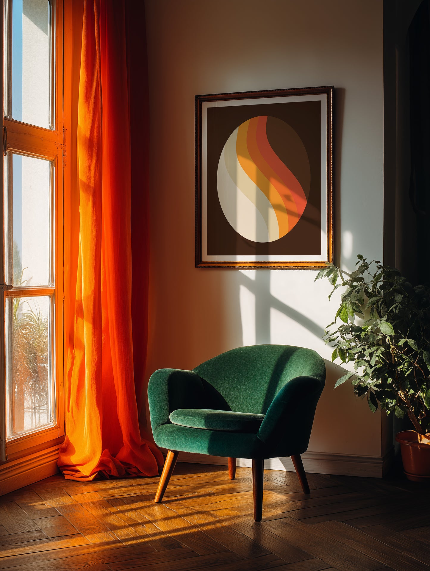 Oval Print