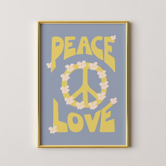 Peace Love Print