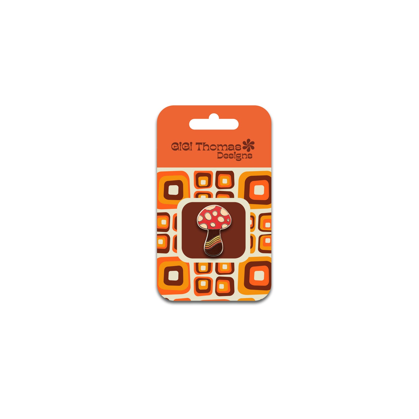 Mushroom Enamel Pin