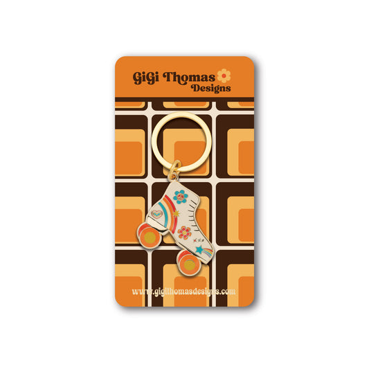 Roller Skate Keychain