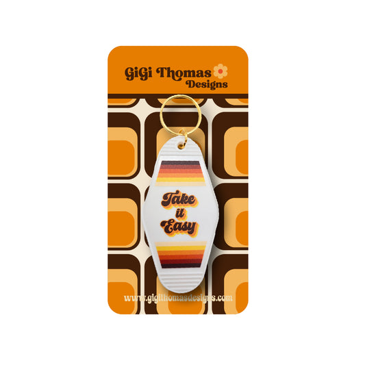 Take It Easy Motel Keychain