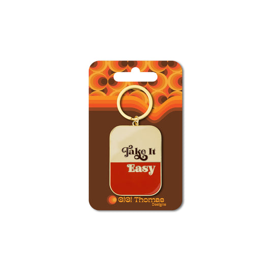 Take It Easy Keychain