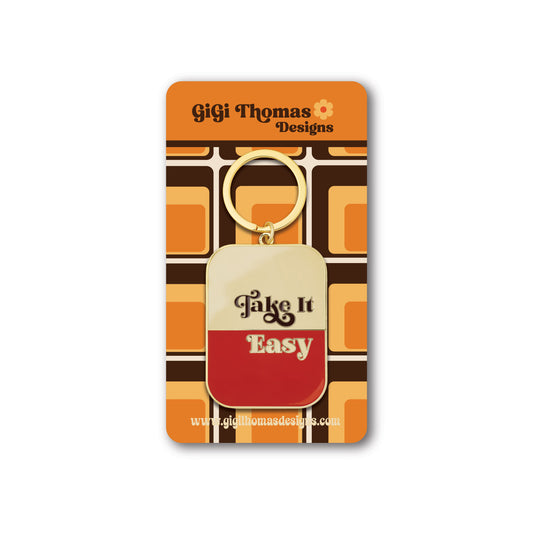 Take It Easy Keychain