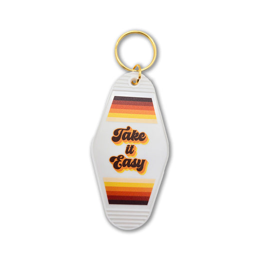 Take It Easy Motel Keychain