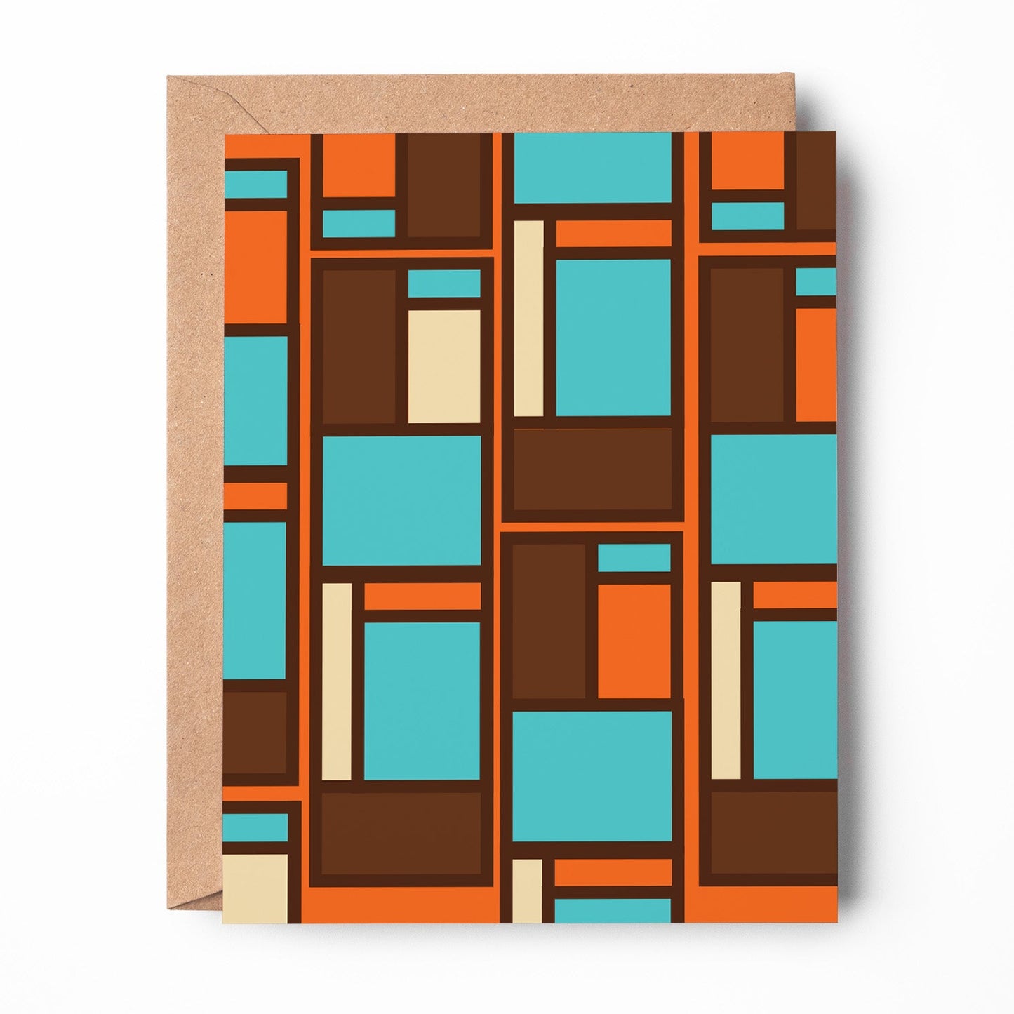 Midcentury Windows Art Card