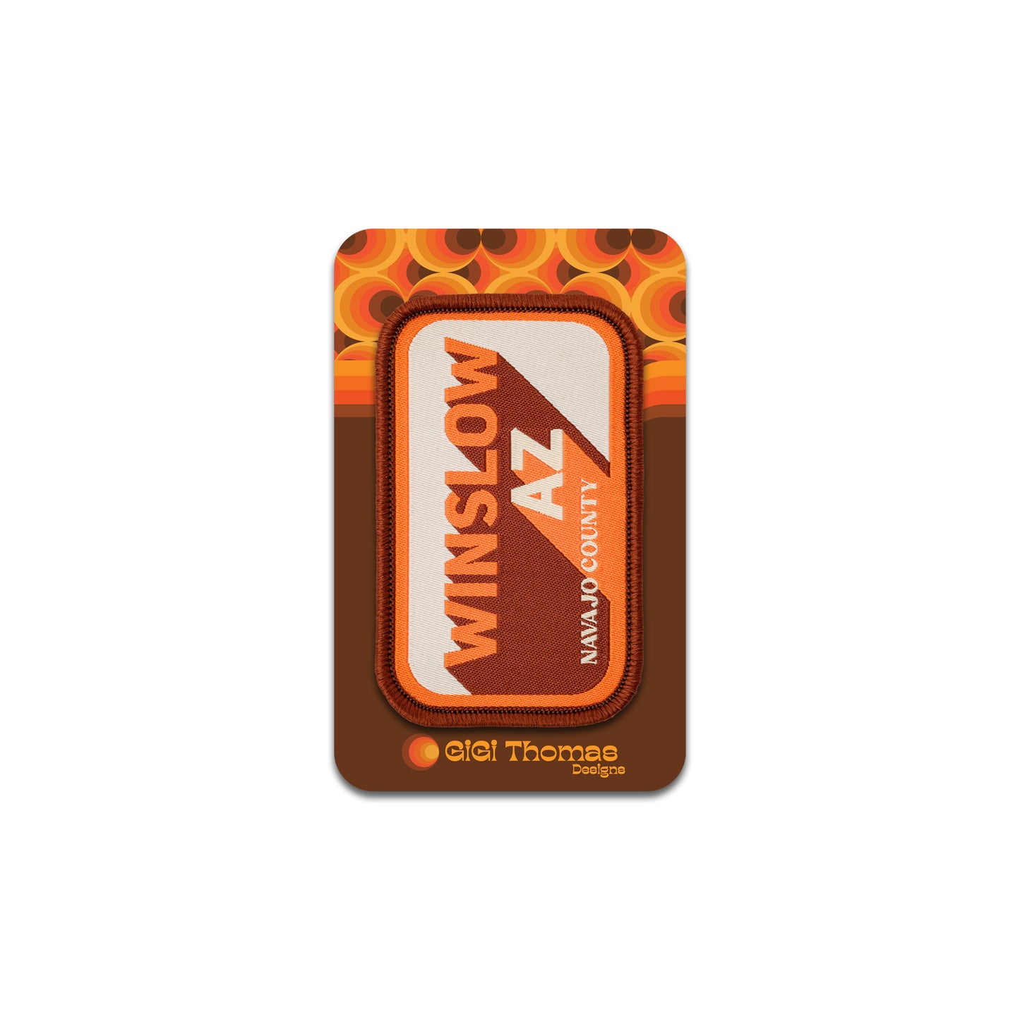 Winslow AZ Embroidered Patch