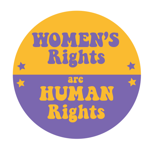 Women's Rights Are Human Rights Bumper Sticker