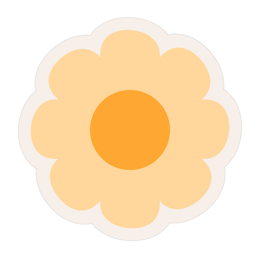 Yellow Flower Bumper Sticker
